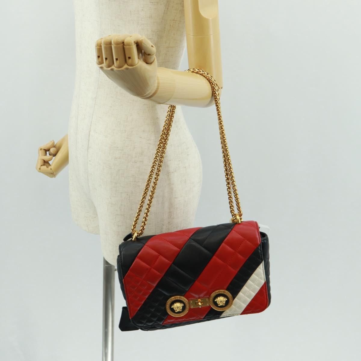 Versace Versace Medusa Padlock Icon Top Handle Quilted Leather Size ONE SIZE - 13 Thumbnail