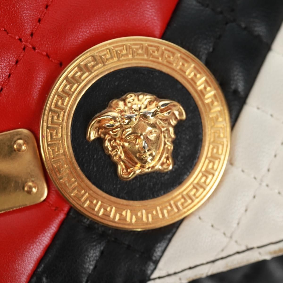 Versace Versace Medusa Padlock Icon Top Handle Quilted Leather Size ONE SIZE - 12 Thumbnail