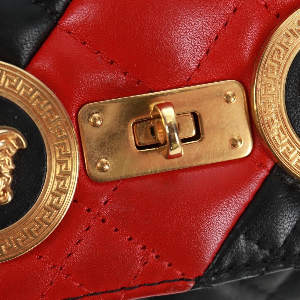 Versace Versace Medusa Padlock Icon Top Handle Quilted Leather Size ONE SIZE - 21 Thumbnail