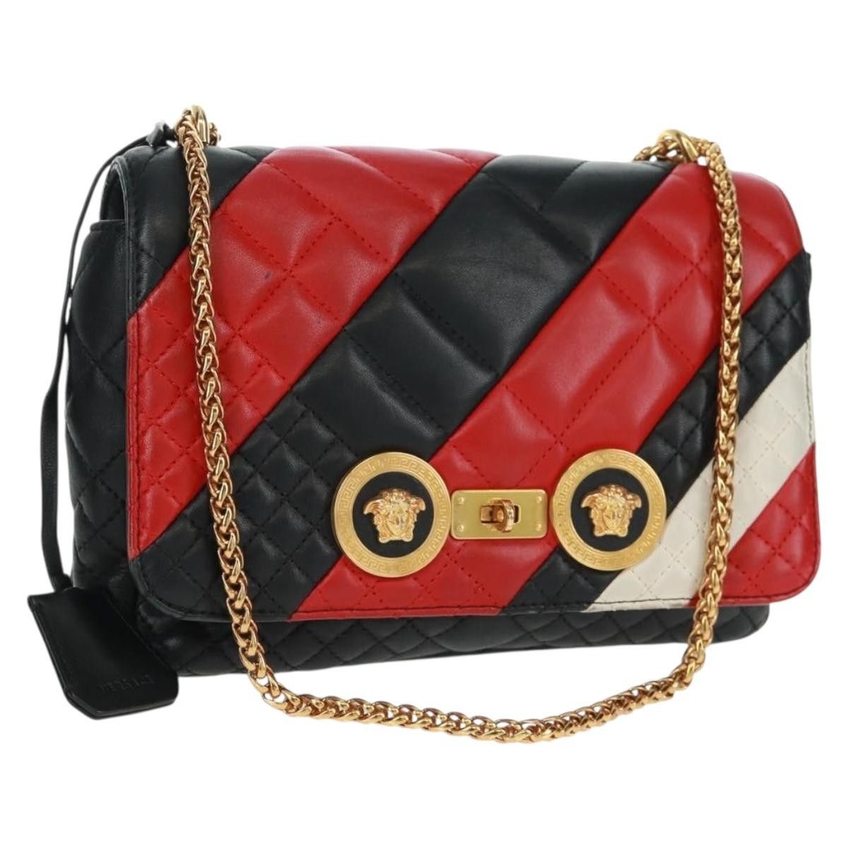 Versace Versace Medusa Padlock Icon Top Handle Quilted Leather Size ONE SIZE - 19 Thumbnail