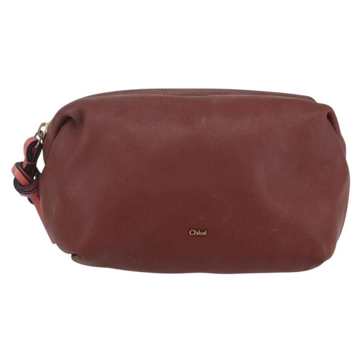 Chloe Chloe Zip Clutch Leather Size ONE SIZE - 16 Thumbnail