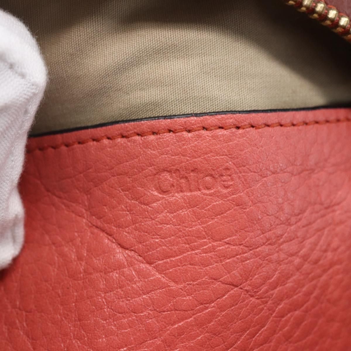 Chloe Chloe Zip Clutch Leather Size ONE SIZE - 7 Thumbnail
