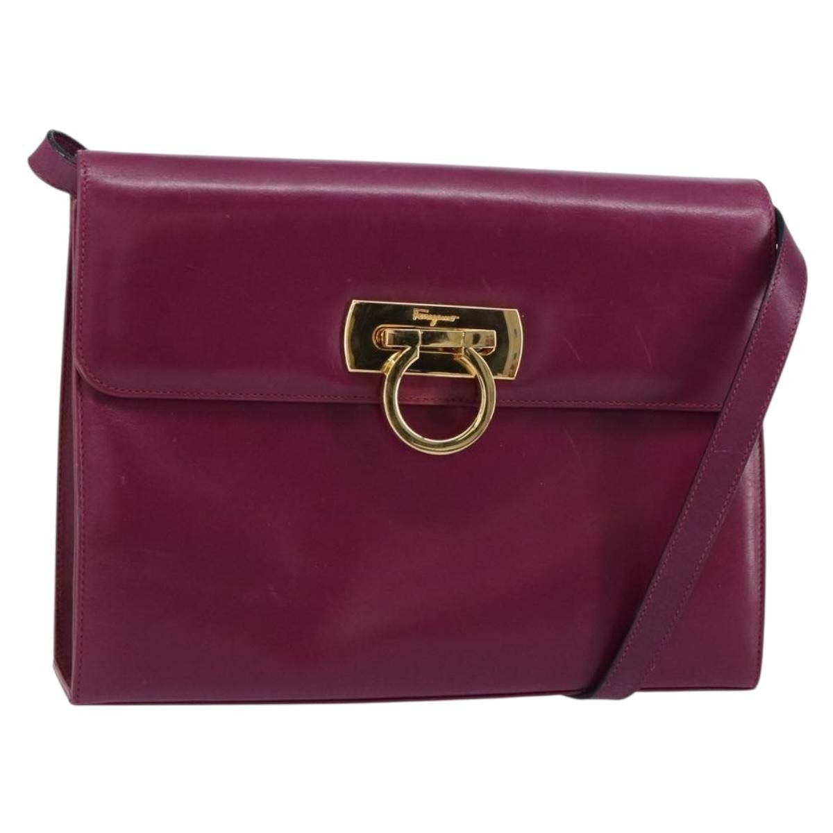 Salvatore Ferragamo Salvatore Ferragamo Gancini Leather Size ONE SIZE - 18 Thumbnail
