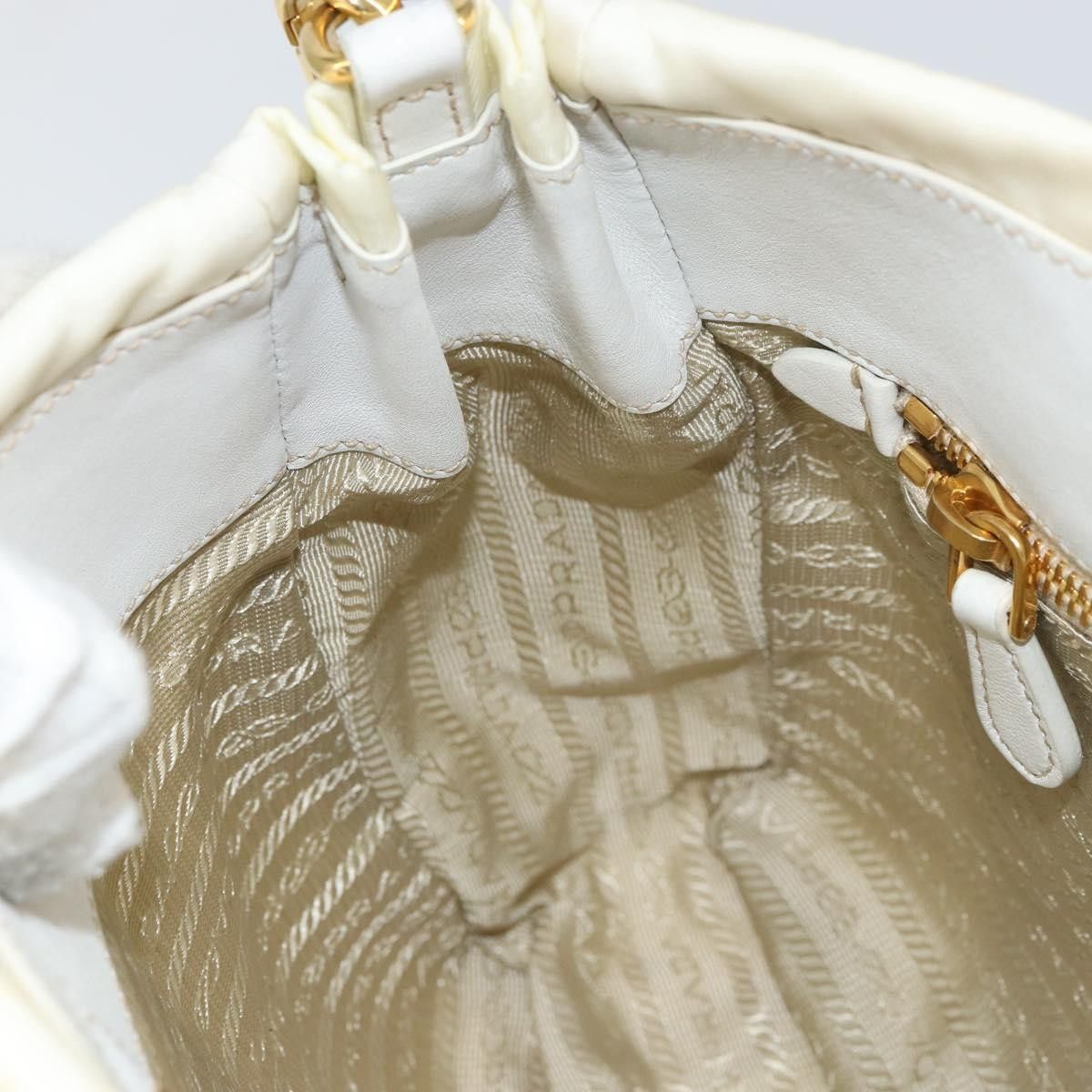 Prada Prada Vintage Tote Tessuto with Leather Size ONE SIZE - 20 Thumbnail