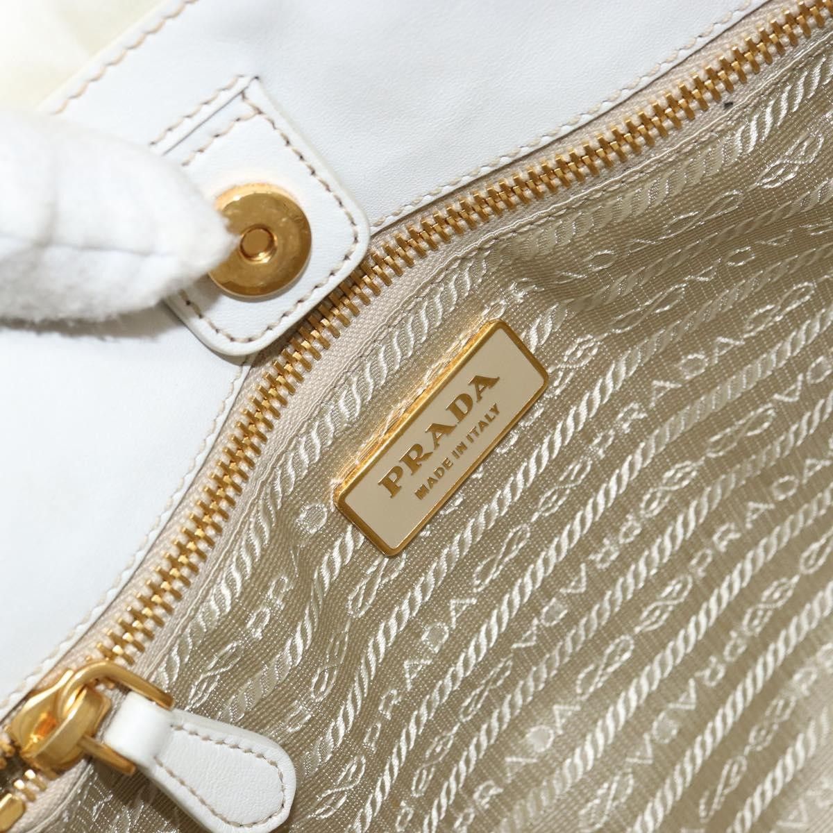Prada Prada Vintage Tote Tessuto with Leather Size ONE SIZE - 17 Thumbnail