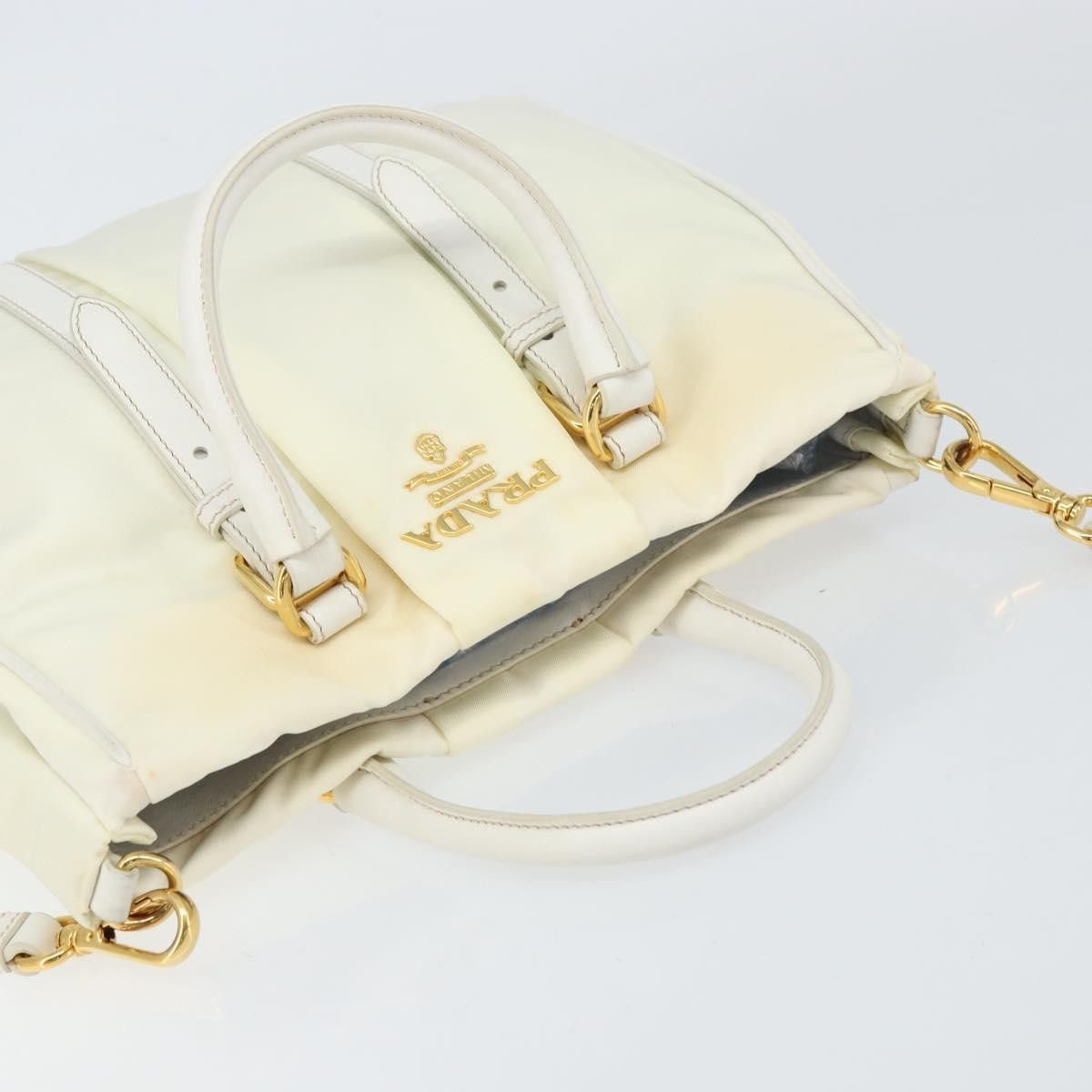 Prada Prada Vintage Tote Tessuto with Leather Size ONE SIZE - 6 Thumbnail