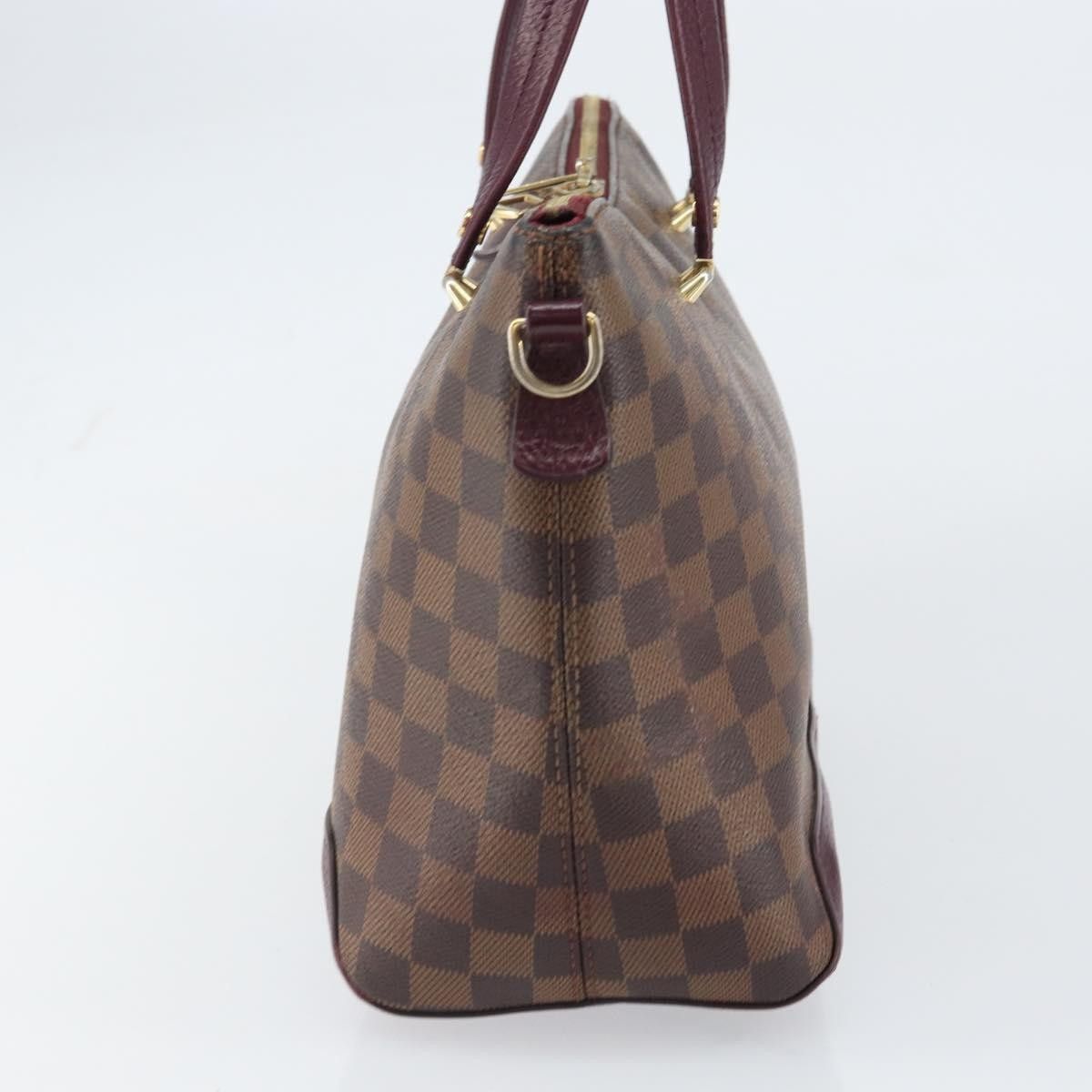 Louis Vuitton Louis Vuitton Hyde Park Handbag Damier with Leather Size ONE SIZE - 4 Thumbnail