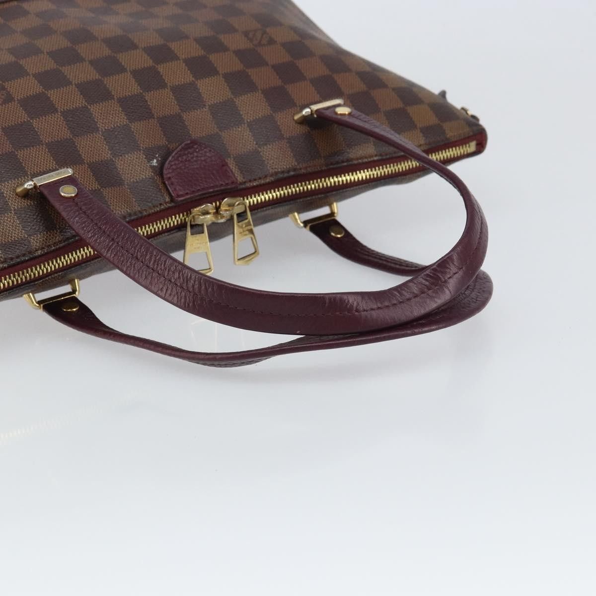 Louis Vuitton Louis Vuitton Hyde Park Handbag Damier with Leather Size ONE SIZE - 8 Thumbnail