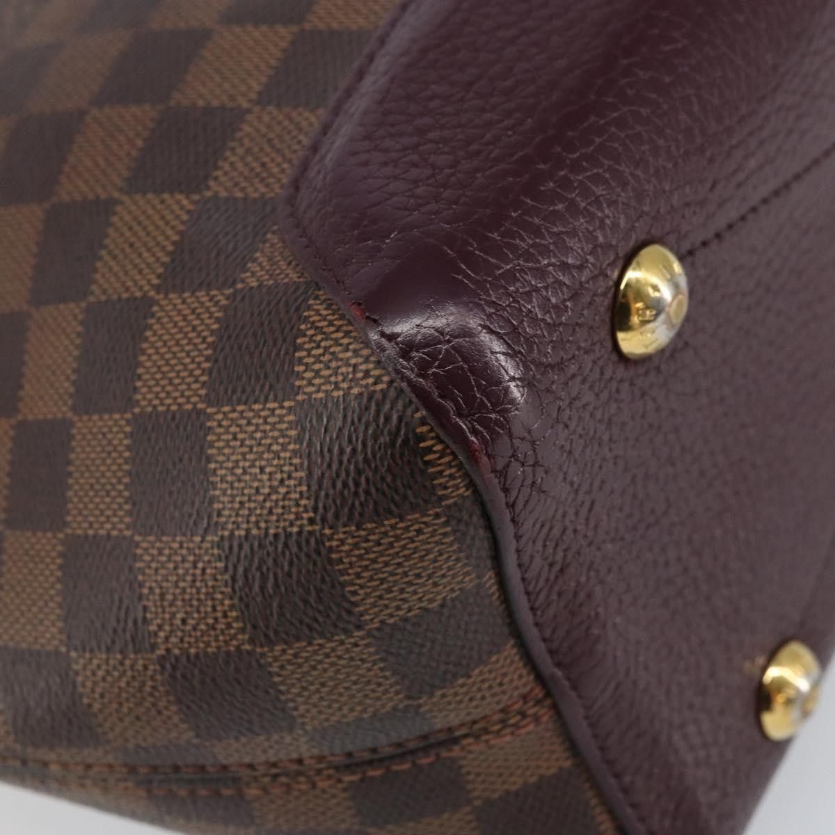 Louis Vuitton Louis Vuitton Hyde Park Handbag Damier with Leather Size ONE SIZE - 11 Thumbnail