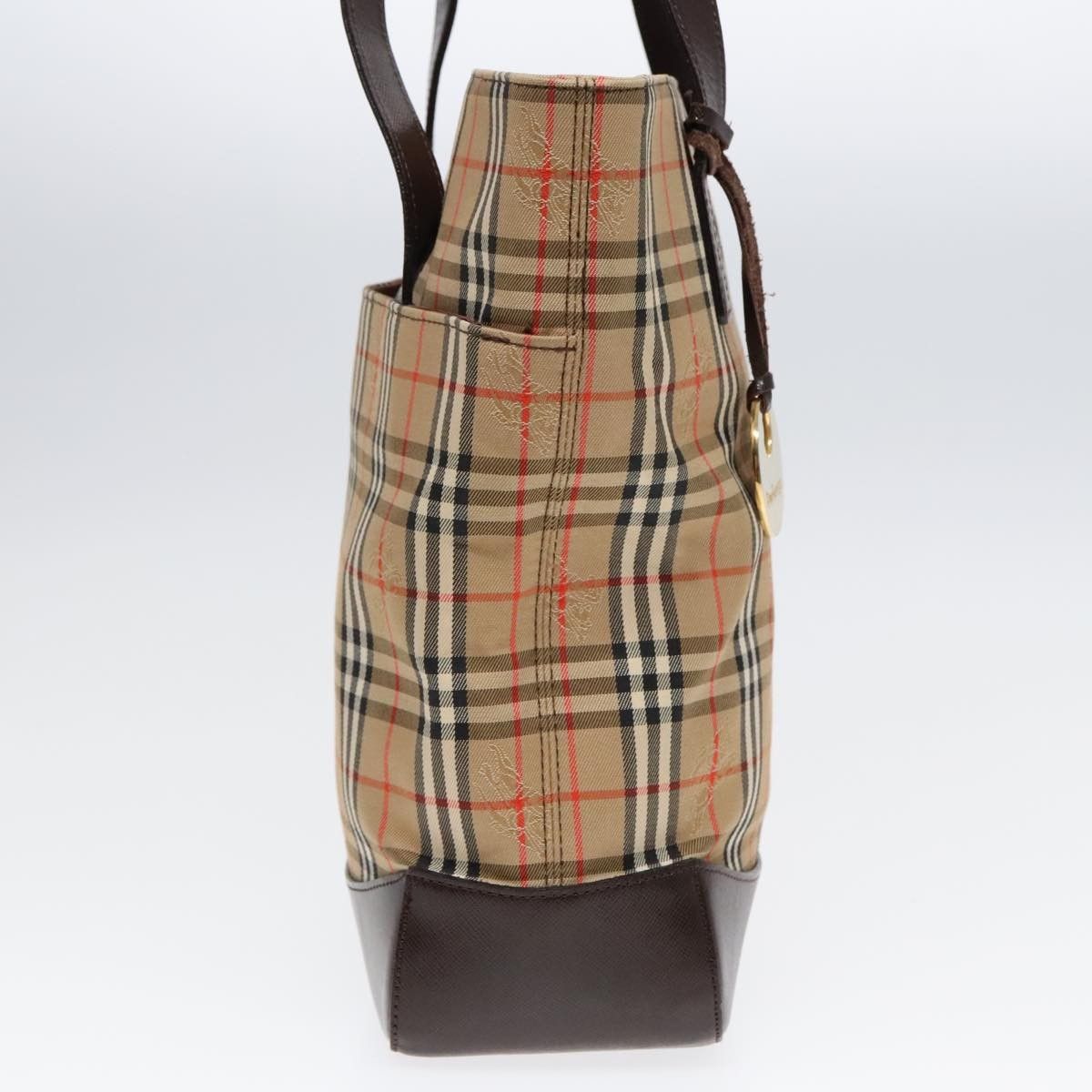 Burberry Burberry Nova Check Tote Canvas and Leather Size ONE SIZE - 3 Thumbnail