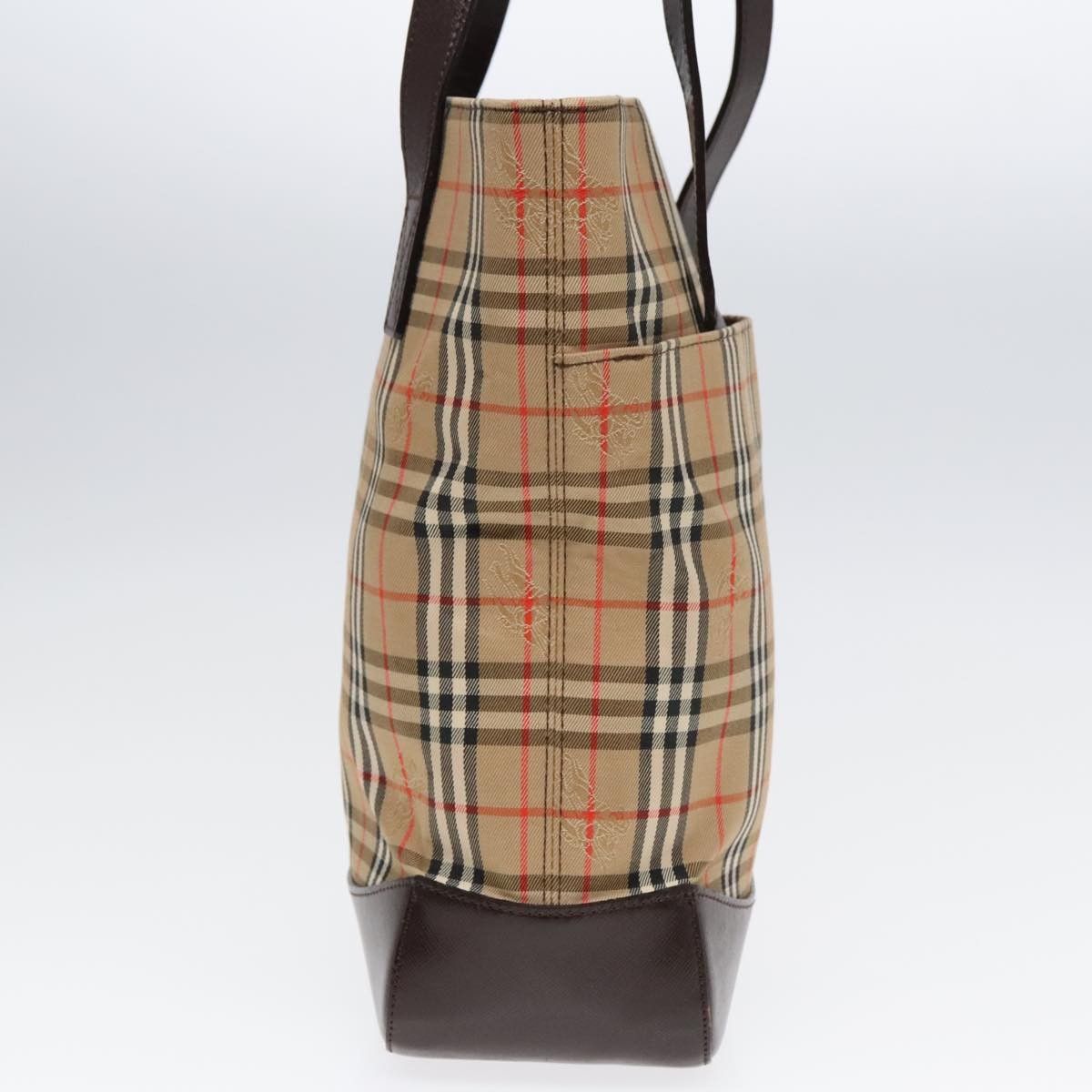Burberry Burberry Nova Check Tote Canvas and Leather Size ONE SIZE - 4 Thumbnail