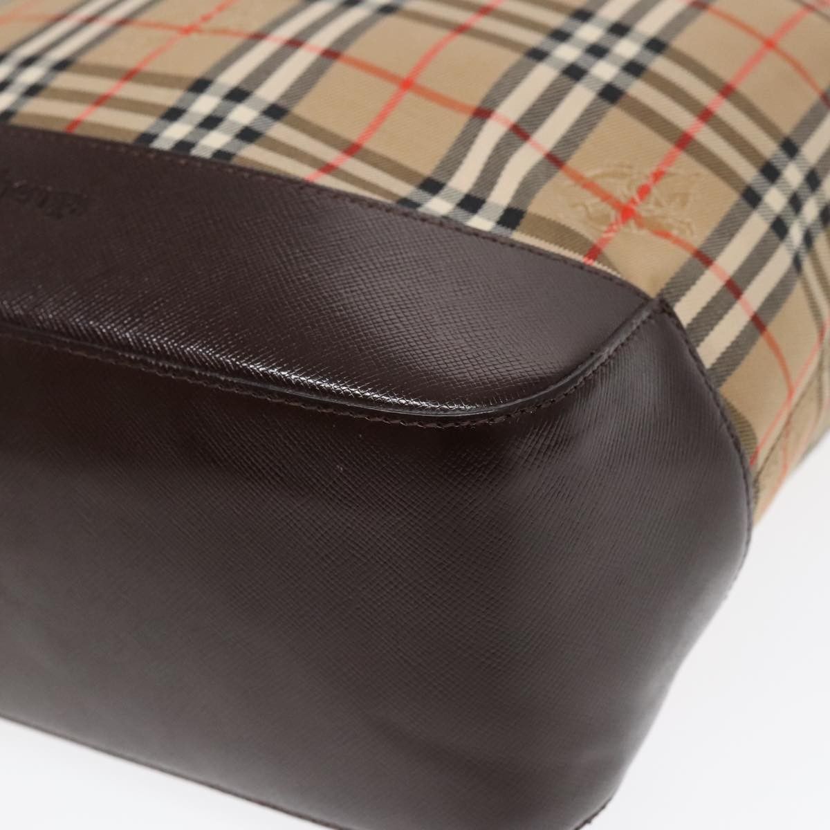Burberry Burberry Nova Check Tote Canvas and Leather Size ONE SIZE - 8 Thumbnail