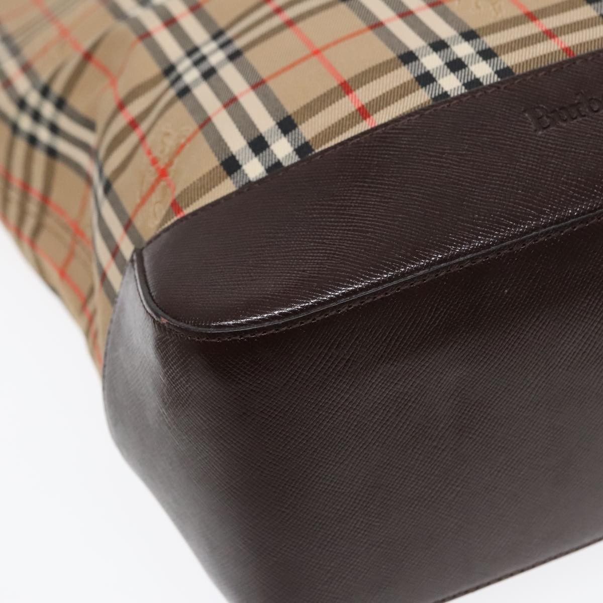 Burberry Burberry Nova Check Tote Canvas and Leather Size ONE SIZE - 9 Thumbnail