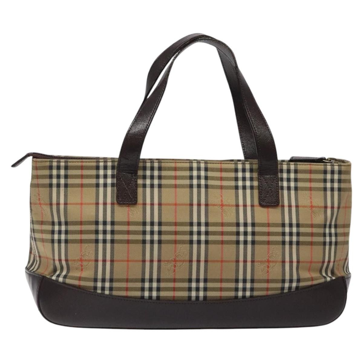 Burberry Burberry Nova Check Handbag Nova Check Canvas and leather Size ONE SIZE - 2 Thumbnail