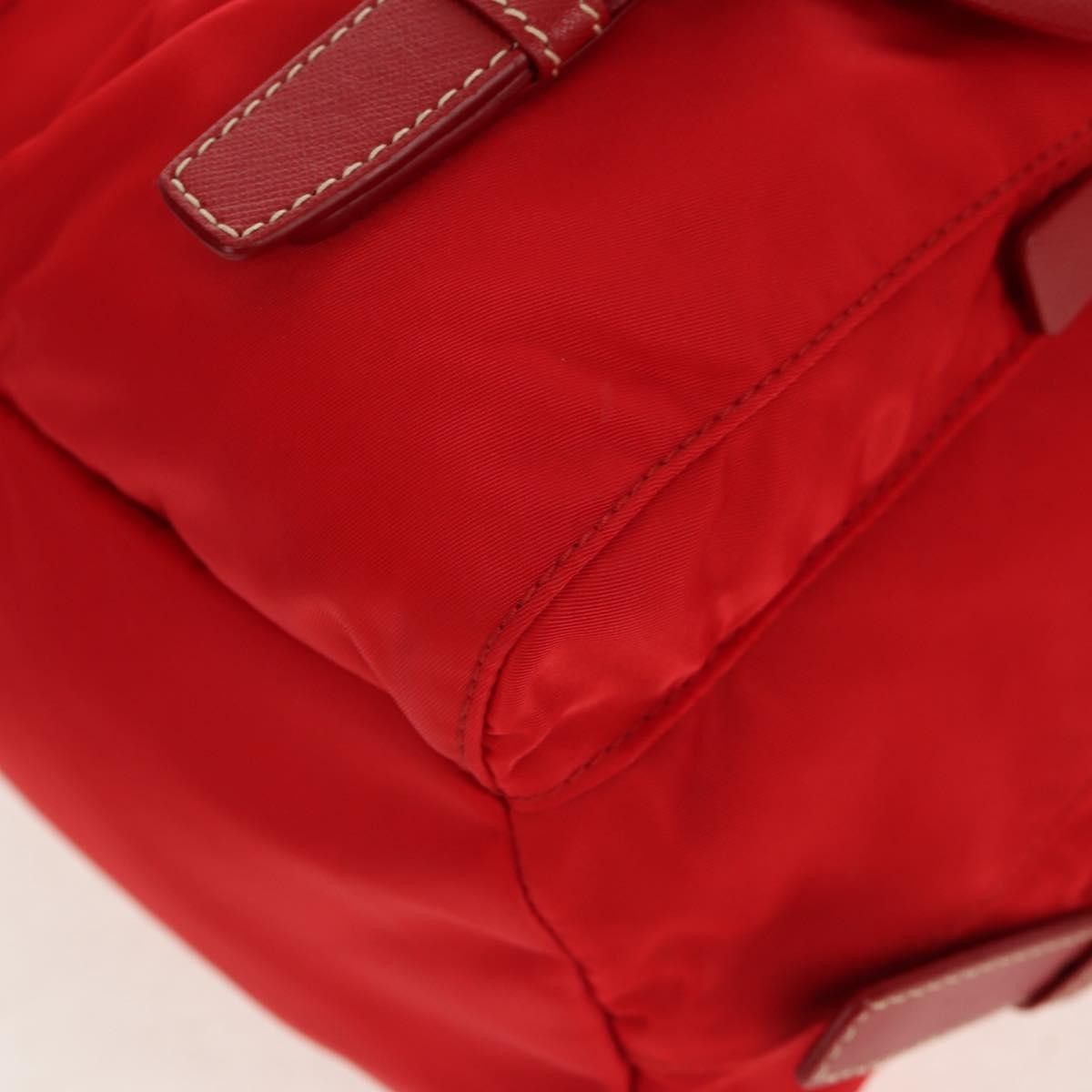 Prada Prada Vela Double Front Pocket Backpack Tessuto with Saffiano Leather Size ONE SIZE - 9 Thumbnail