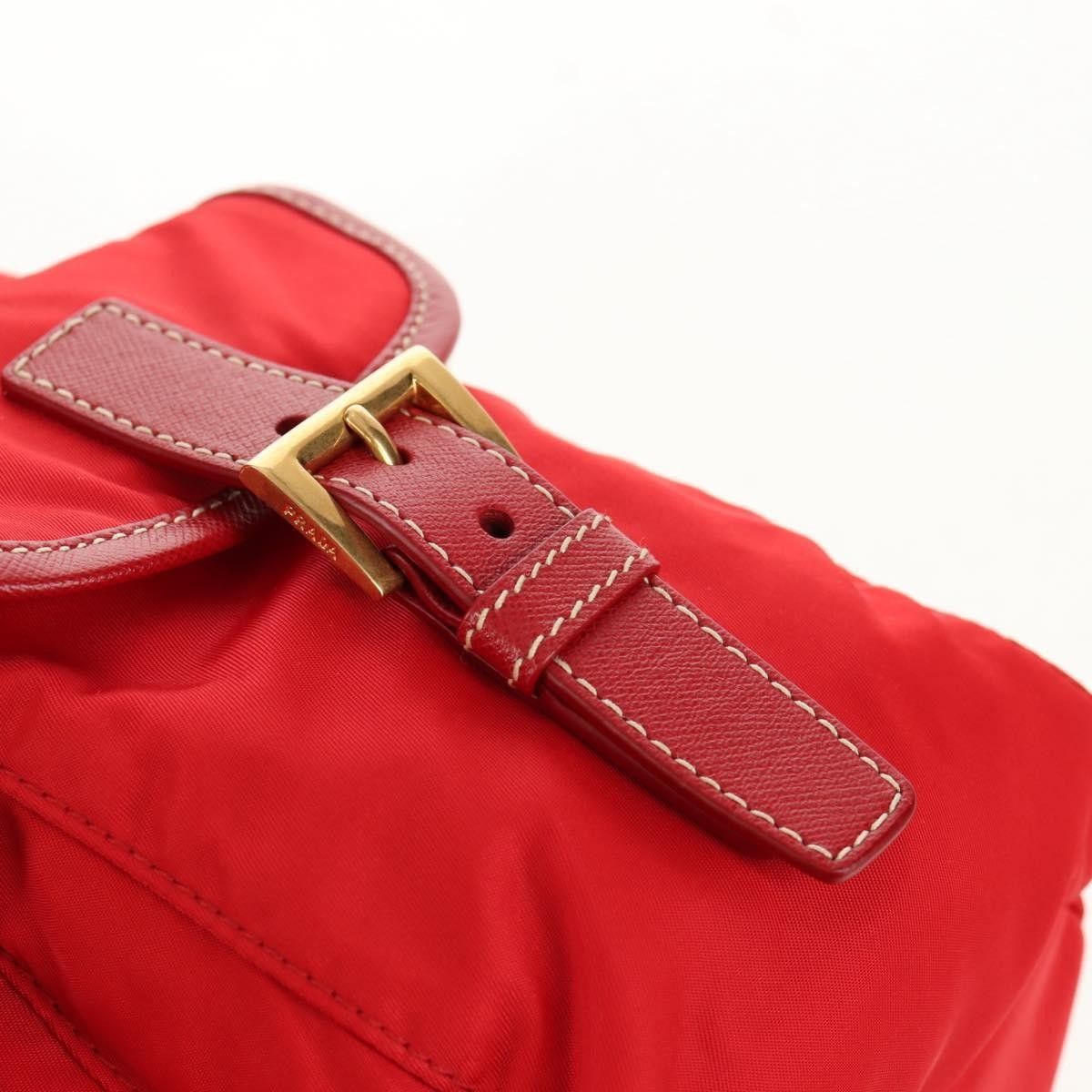 Prada Prada Vela Double Front Pocket Backpack Tessuto with Saffiano Leather Size ONE SIZE - 23 Thumbnail