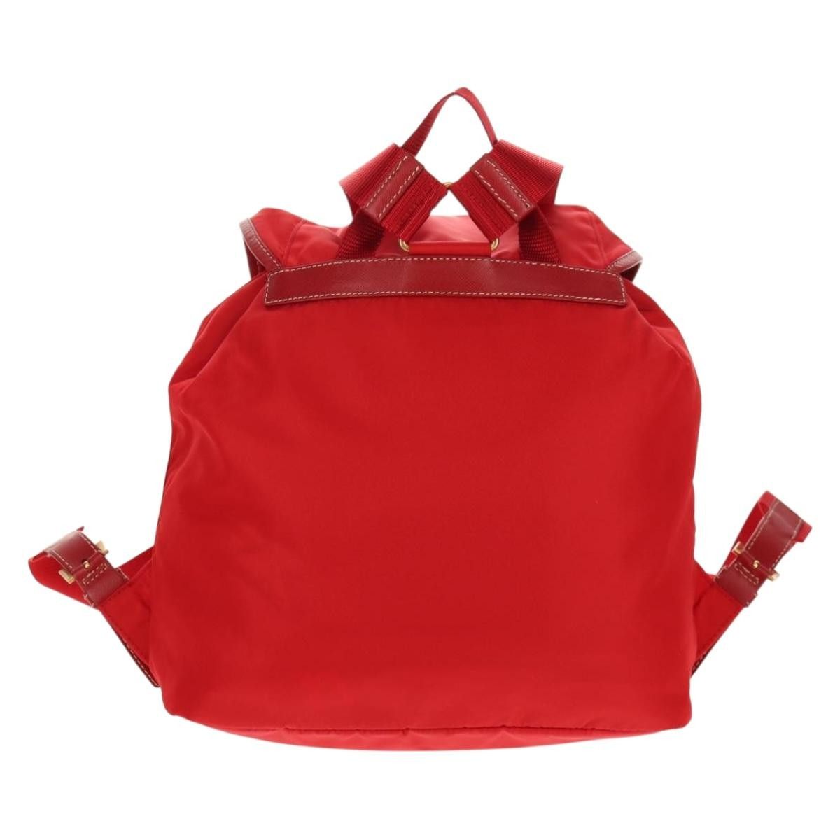 Prada Prada Vela Double Front Pocket Backpack Tessuto with Saffiano Leather Size ONE SIZE - 2 Thumbnail
