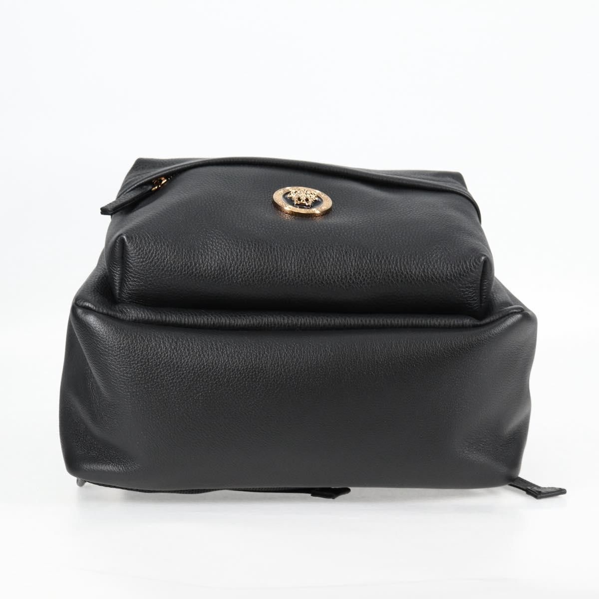 Versace Versace Medusa Zip Backpack Leather Size ONE SIZE - 14 Thumbnail