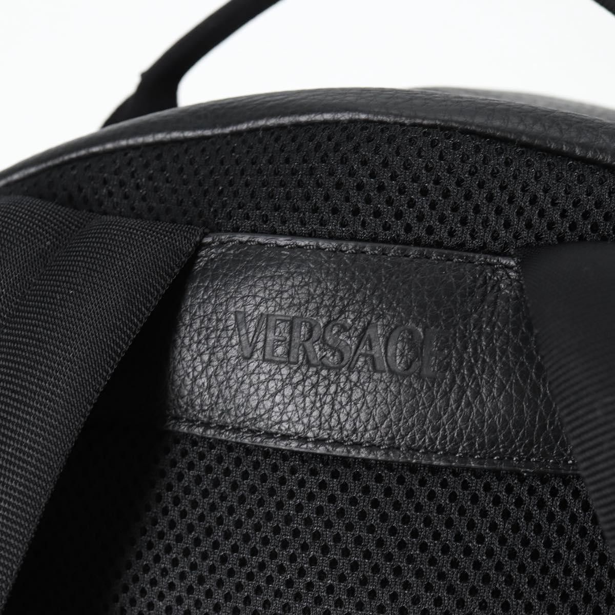 Versace Versace Medusa Zip Backpack Leather Size ONE SIZE - 19 Thumbnail