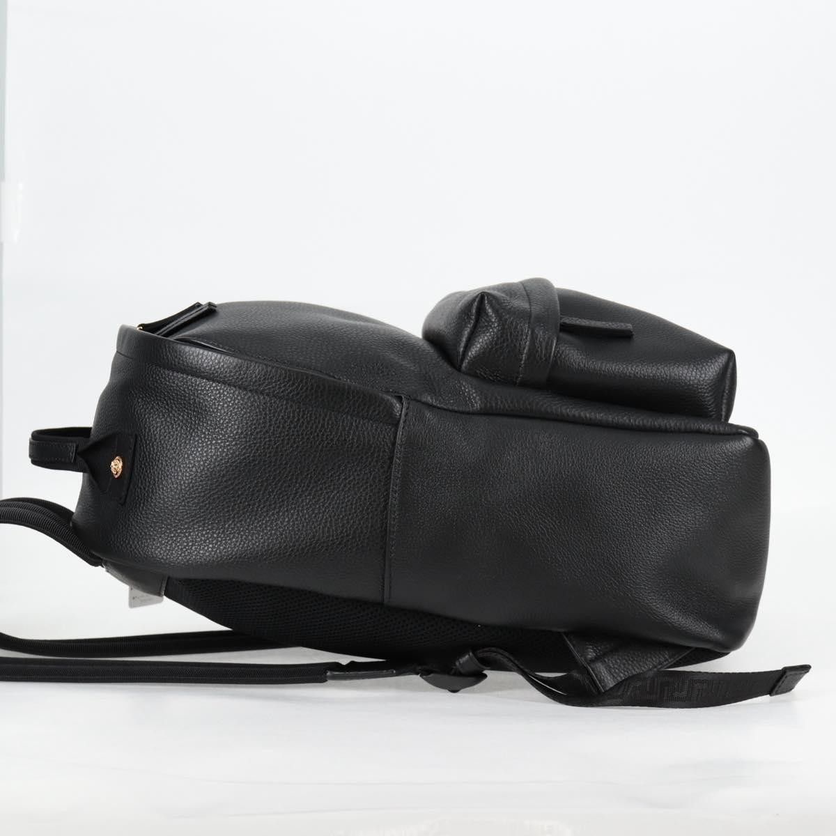 Versace Versace Medusa Zip Backpack Leather Size ONE SIZE - 3 Thumbnail