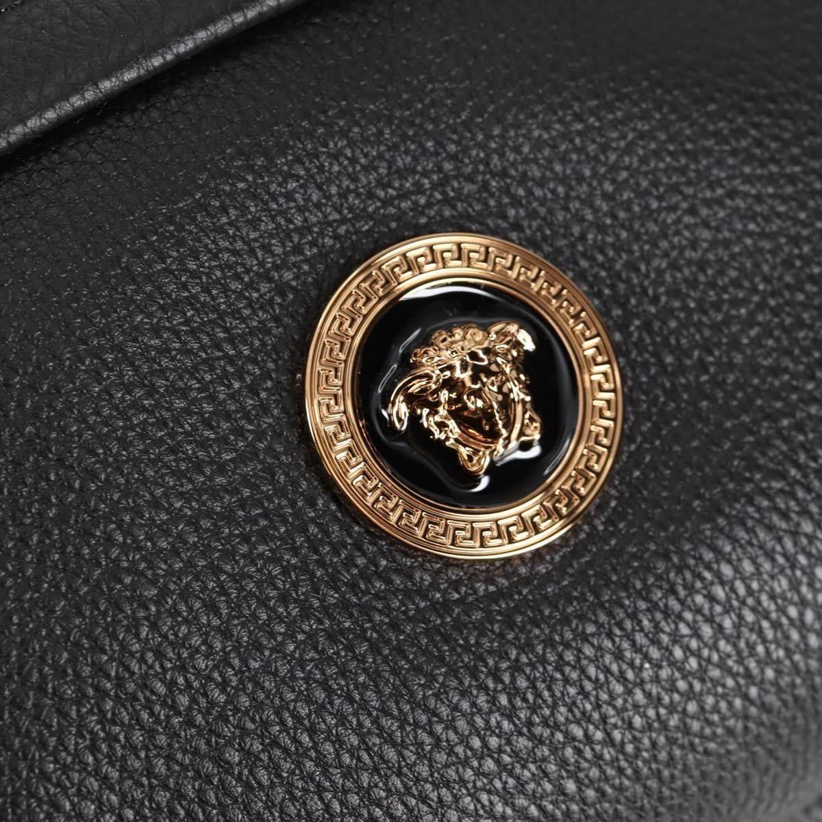 Versace Versace Medusa Zip Backpack Leather Size ONE SIZE - 20 Thumbnail