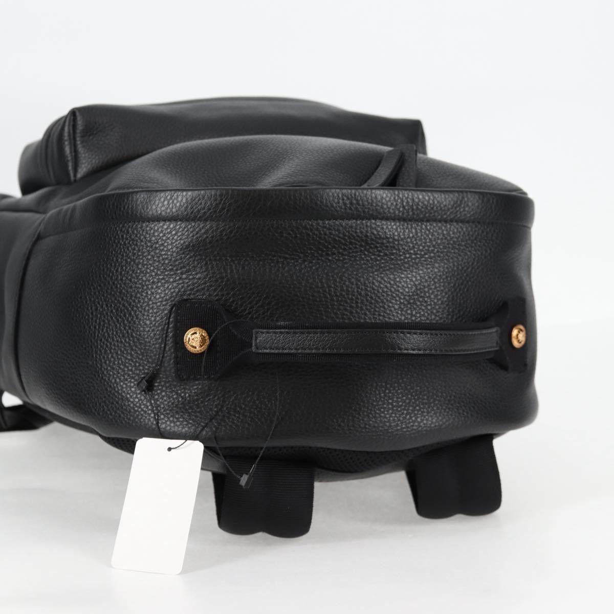 Versace Versace Medusa Zip Backpack Leather Size ONE SIZE - 15 Thumbnail