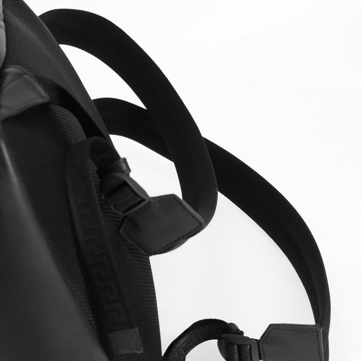 Versace Versace Medusa Zip Backpack Leather Size ONE SIZE - 7 Thumbnail