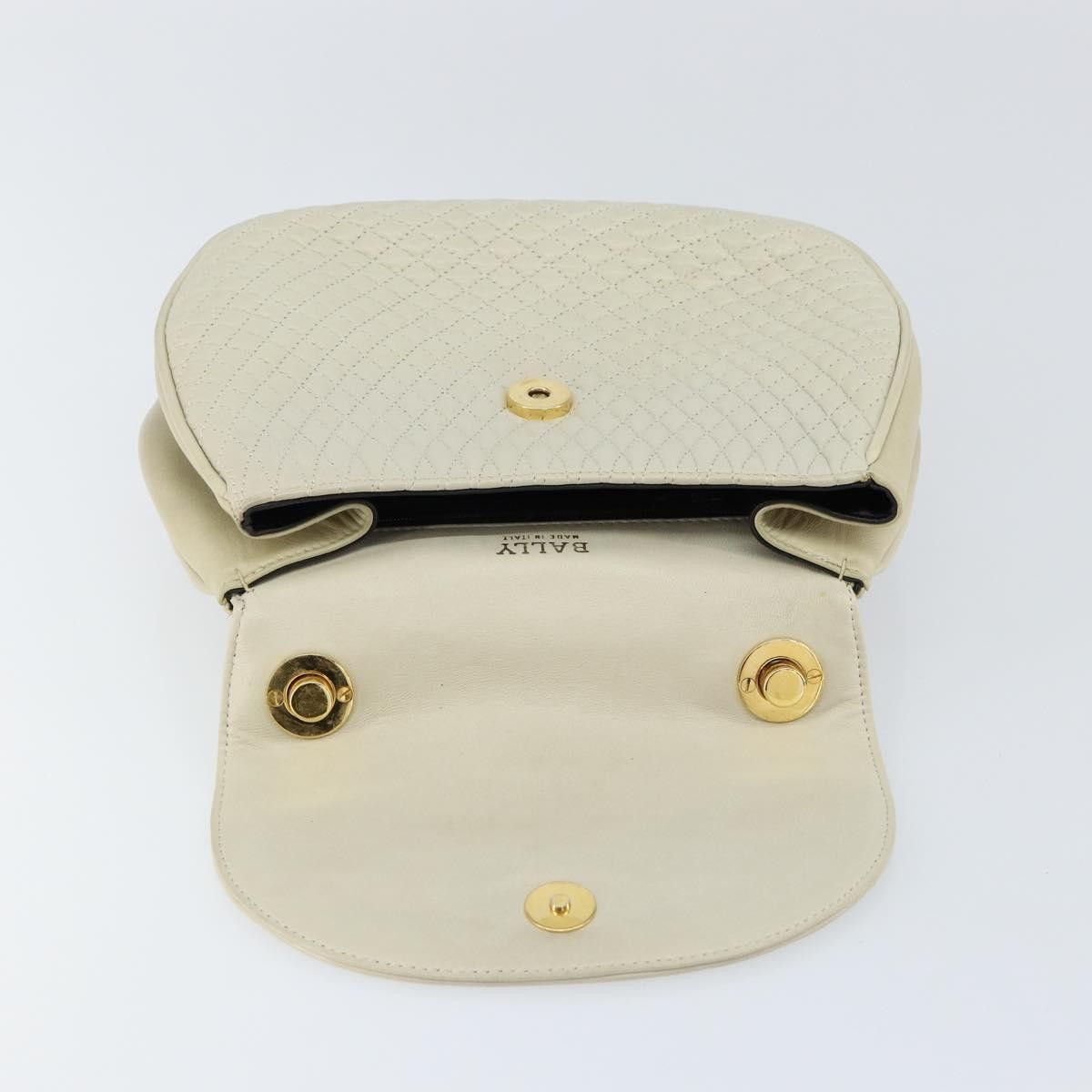 Bally Bally Vintage Handbag Quilted Leather Size ONE SIZE - 17 Thumbnail