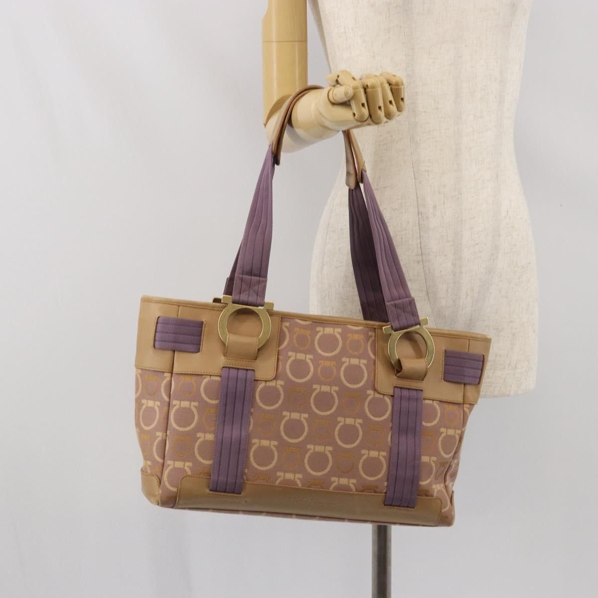 Salvatore Ferragamo Salvatore Ferragamo Gancini Tote Canvas Size ONE SIZE - 13 Thumbnail