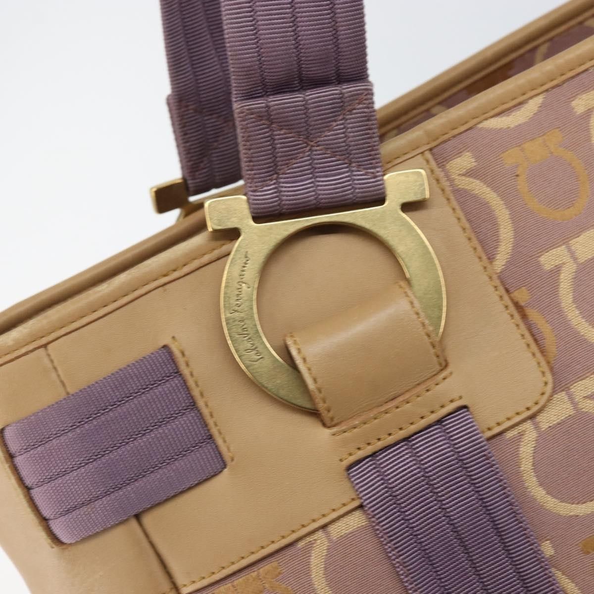 Salvatore Ferragamo Salvatore Ferragamo Gancini Tote Canvas Size ONE SIZE - 12 Thumbnail