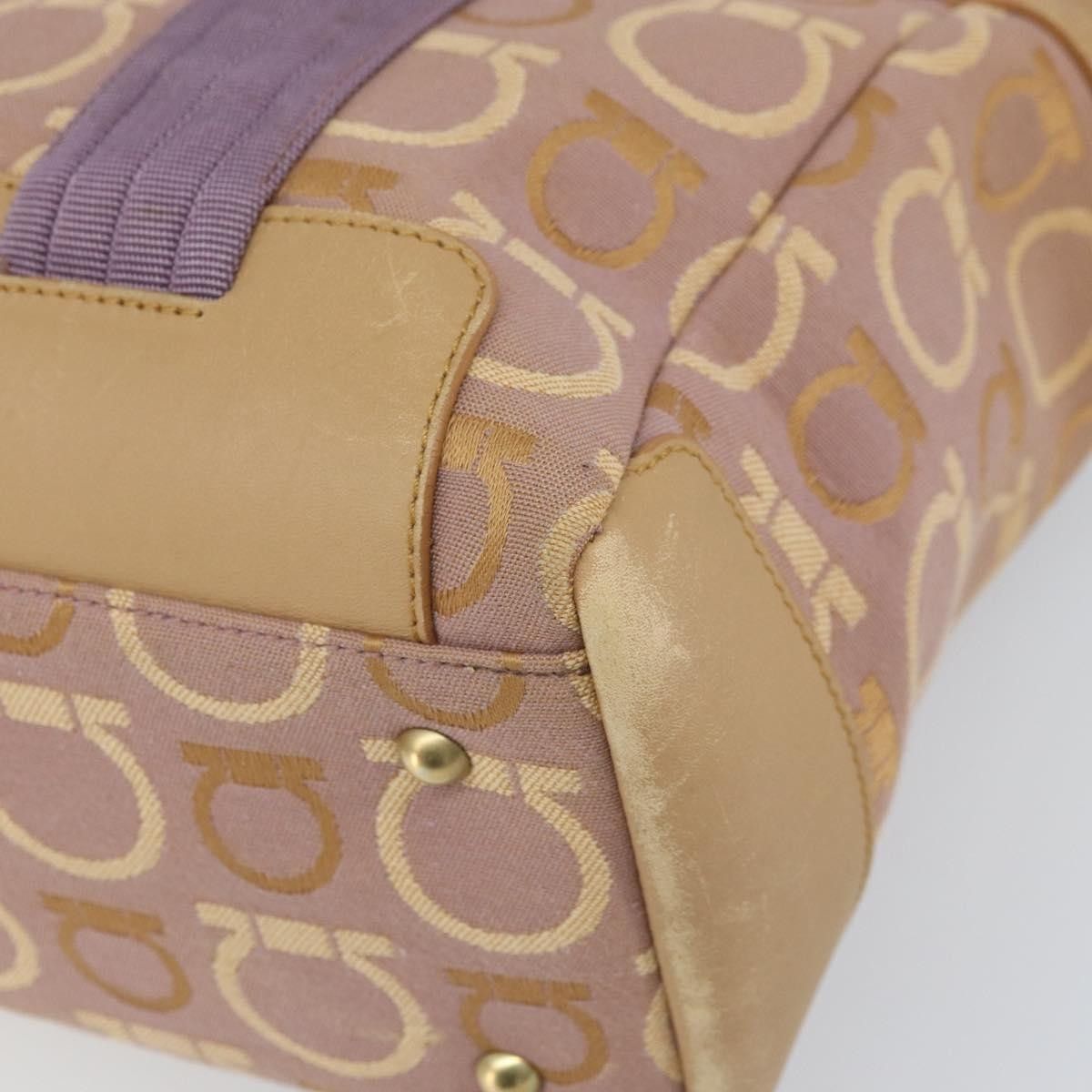 Salvatore Ferragamo Salvatore Ferragamo Gancini Tote Canvas Size ONE SIZE - 8 Thumbnail