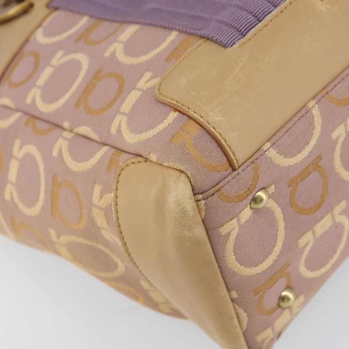 Salvatore Ferragamo Salvatore Ferragamo Gancini Tote Canvas Size ONE SIZE - 9 Thumbnail