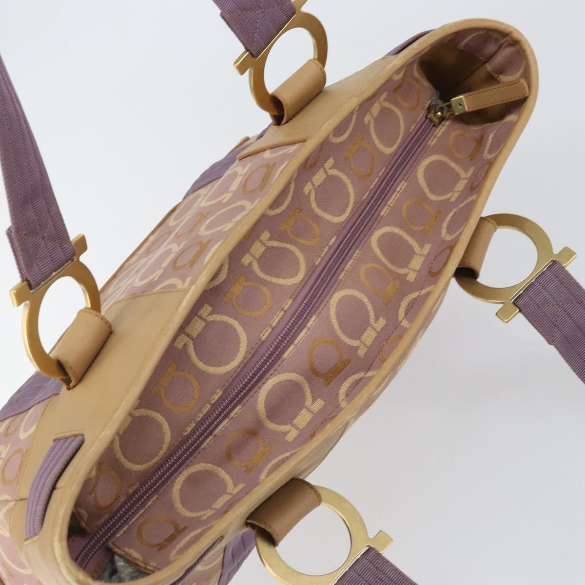 Salvatore Ferragamo Salvatore Ferragamo Gancini Tote Canvas Size ONE SIZE - 15 Thumbnail