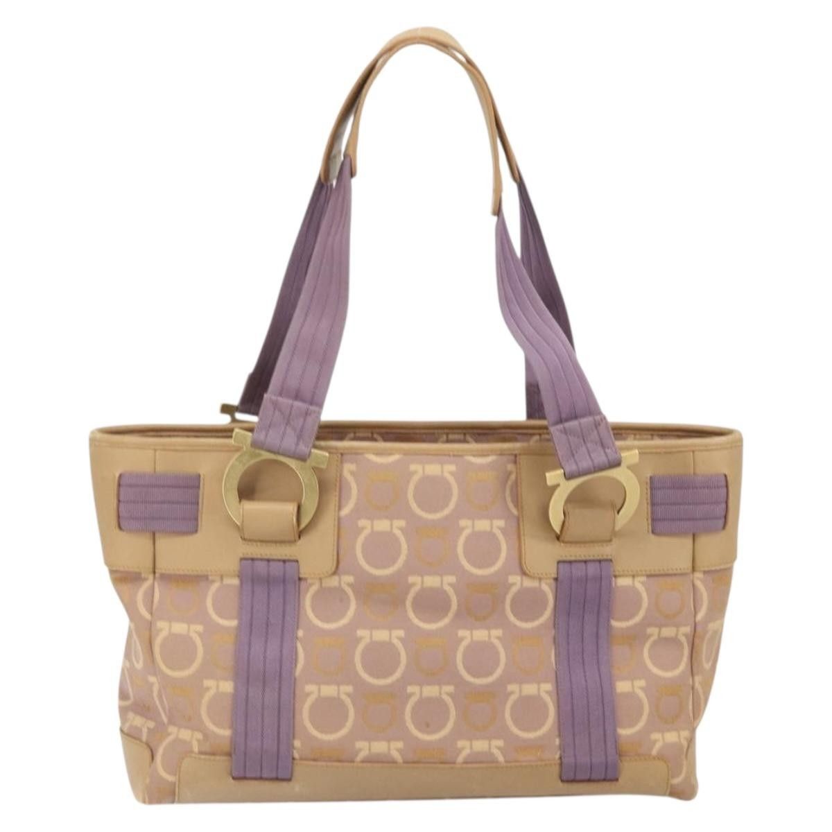 Salvatore Ferragamo Salvatore Ferragamo Gancini Tote Canvas Size ONE SIZE - 2 Thumbnail