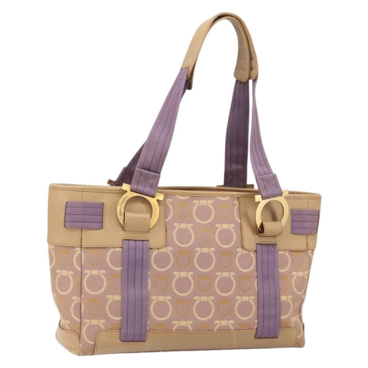 Salvatore Ferragamo Salvatore Ferragamo Gancini Tote Canvas Size ONE SIZE - 16 Thumbnail