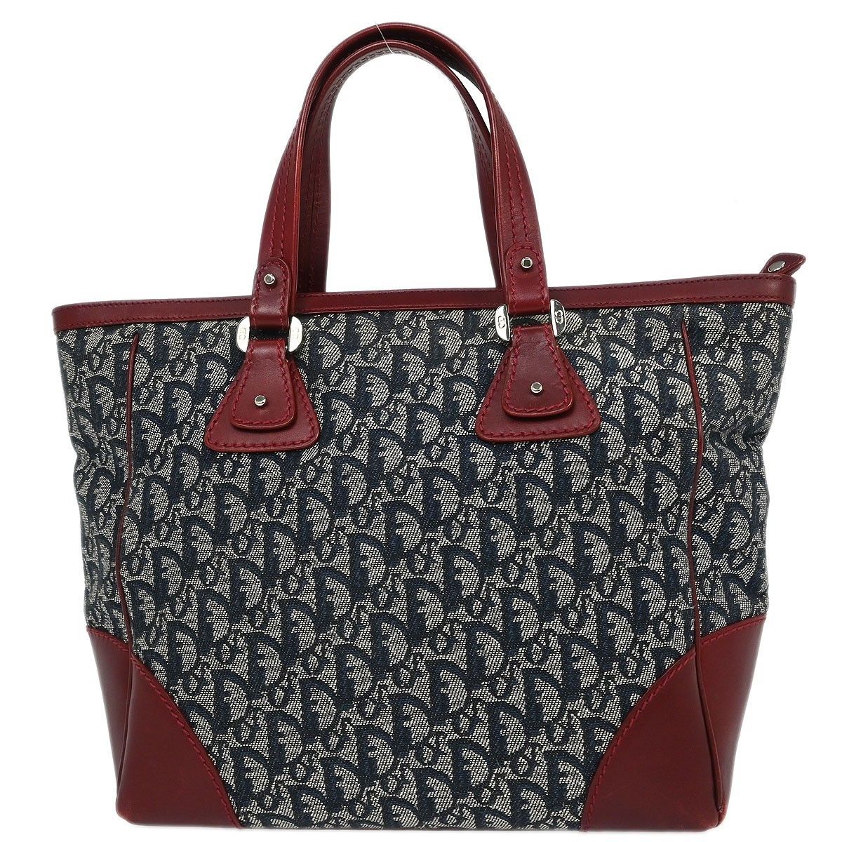 Dior Christian Dior Vintage Trotter Zip Tote Diorissimo Canvas Size ONE SIZE - 2 Thumbnail