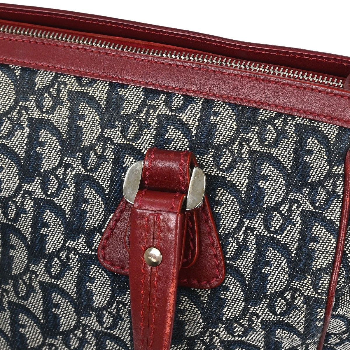 Dior Christian Dior Vintage Trotter Zip Tote Diorissimo Canvas Size ONE SIZE - 9 Thumbnail