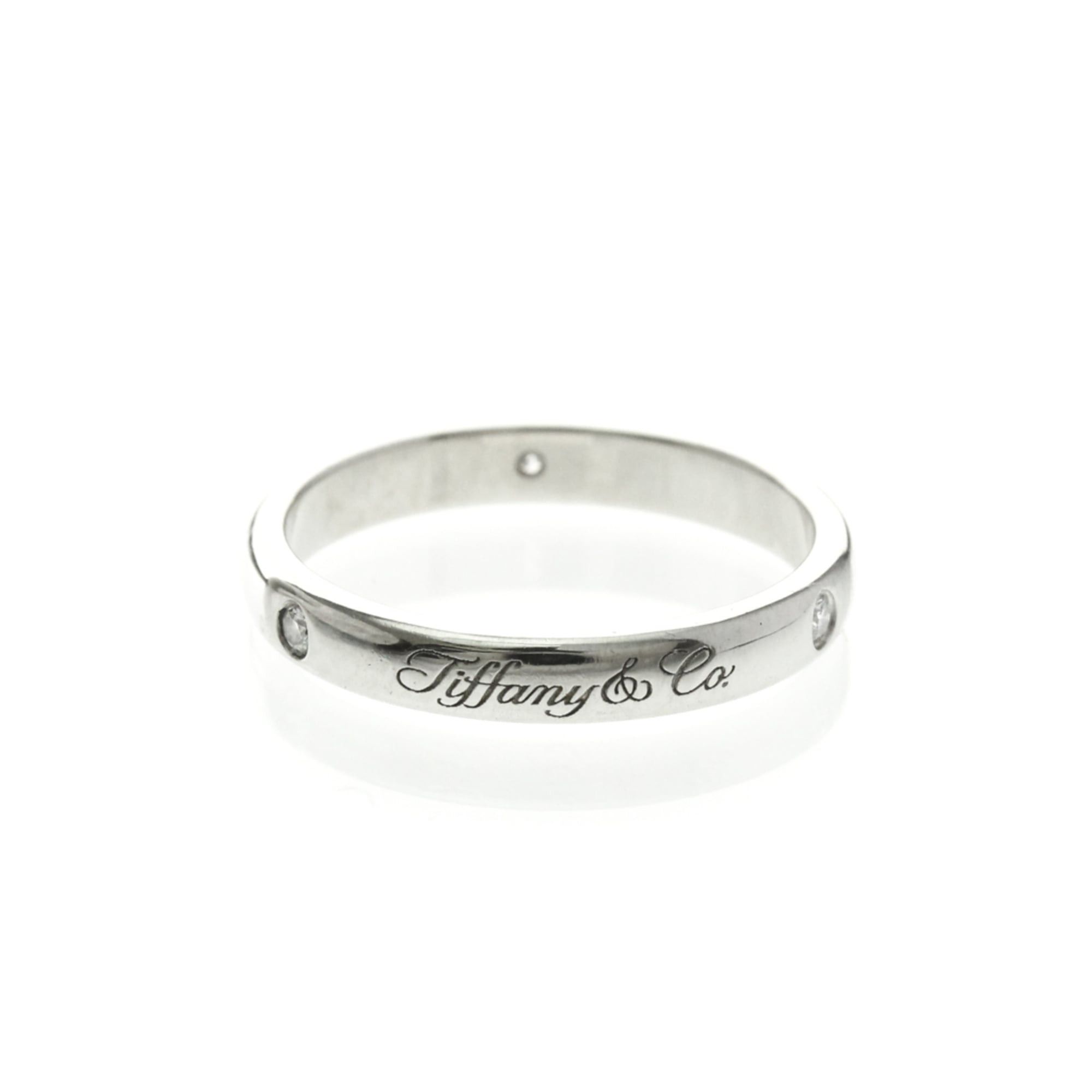 Tiffany & Co. Tiffany & Co. Notes Wedding Band Platinum with diamonds Size ONE SIZE - 2 Thumbnail