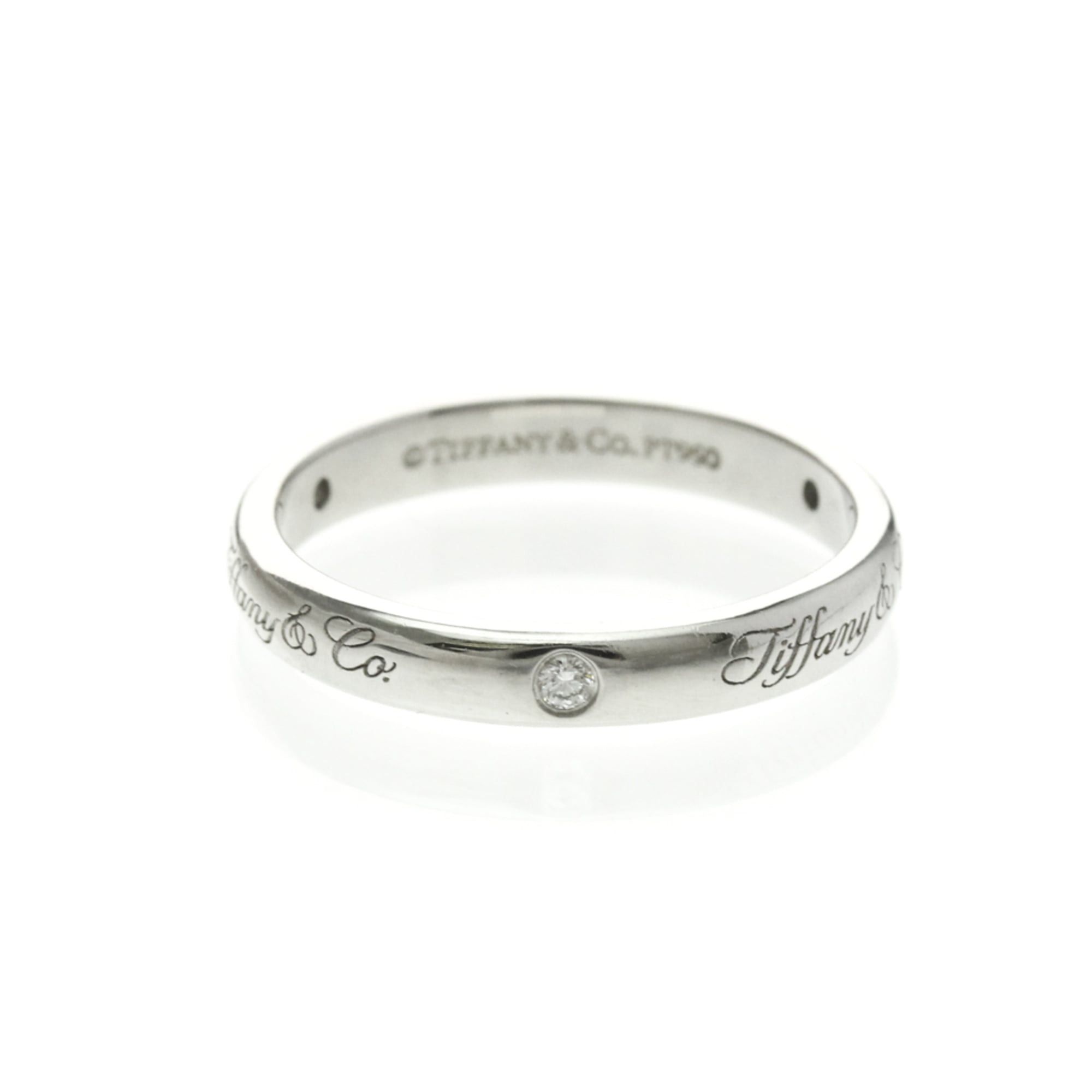 Tiffany & Co. Tiffany & Co. Notes Wedding Band Platinum with diamonds Size ONE SIZE - 4 Thumbnail