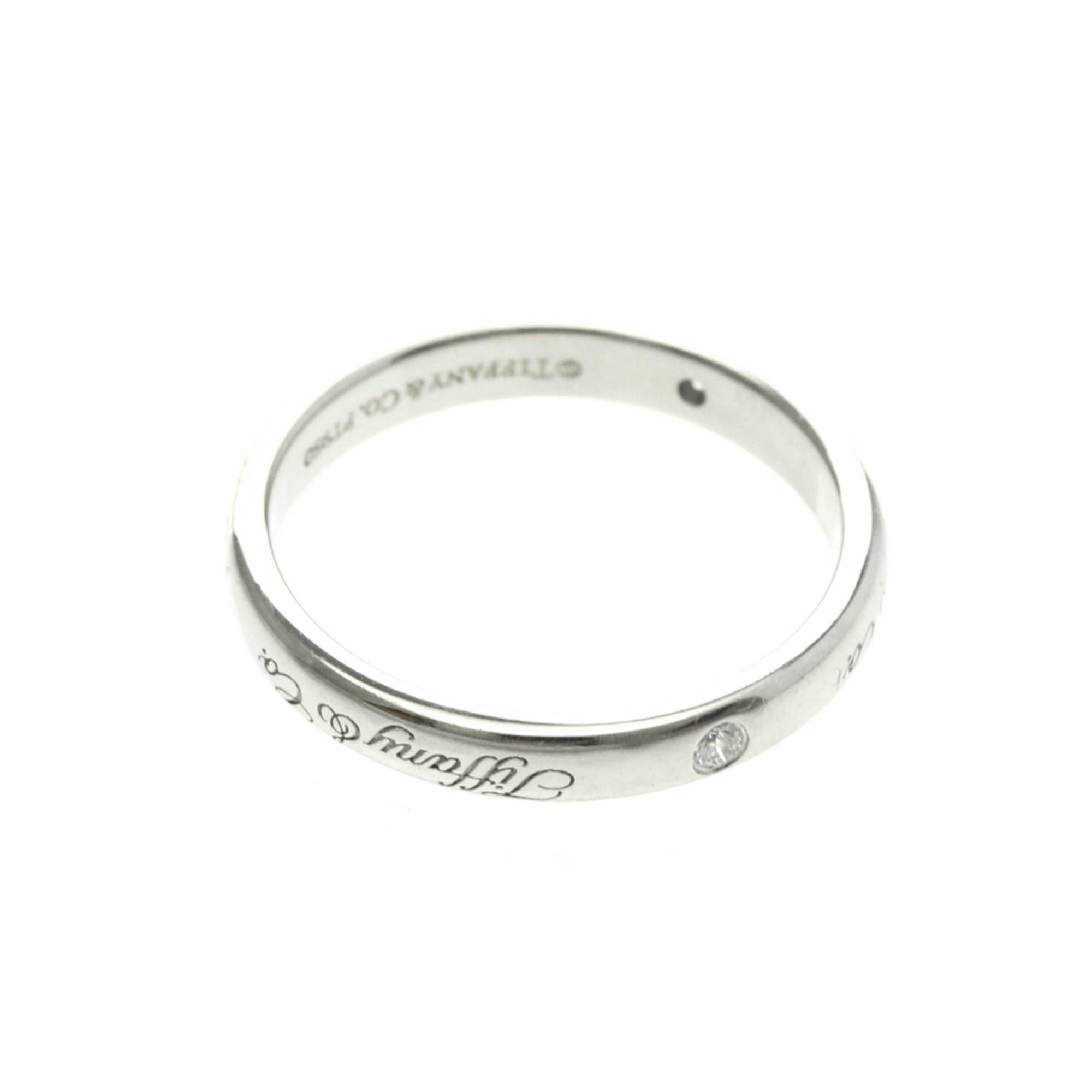 Tiffany & Co. Tiffany & Co. Notes Wedding Band Platinum with diamonds Size ONE SIZE - 5 Thumbnail