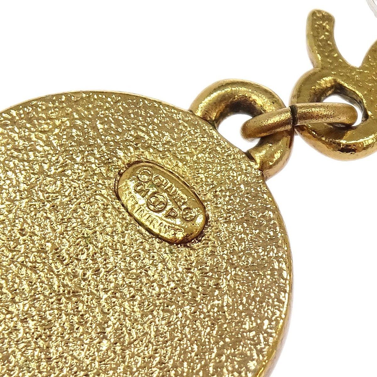 Chanel Chanel CC Star Round Drop Earrings Metal with Resin Size ONE SIZE - 4 Thumbnail