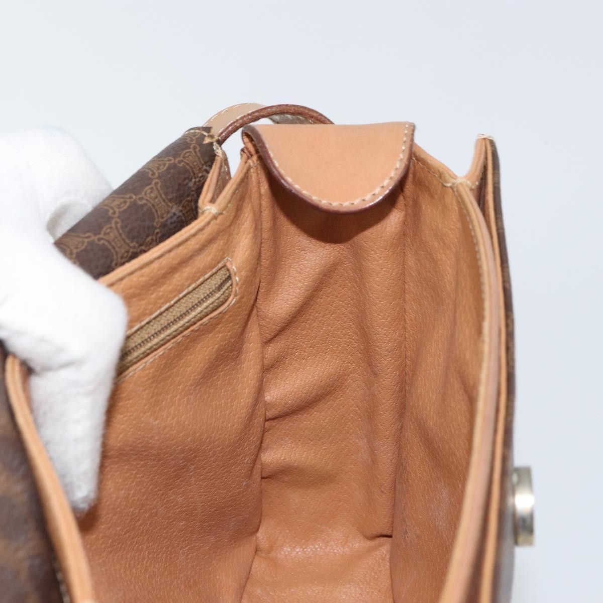 Celine Celine Vintage Macadam Circle Logo Canvas and Leather Size ONE SIZE - 19 Thumbnail