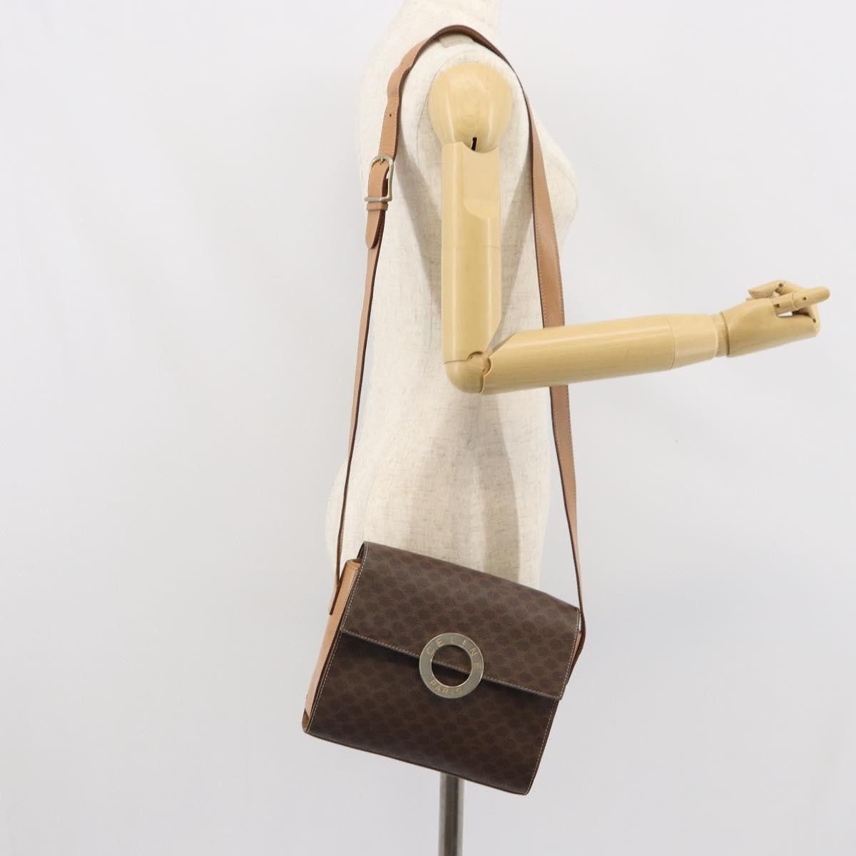 Celine Celine Vintage Macadam Circle Logo Canvas and Leather Size ONE SIZE - 13 Thumbnail