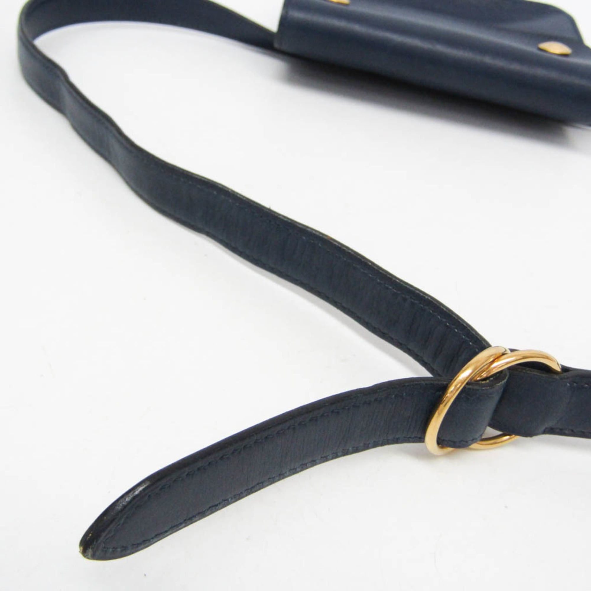 Hermes Hermes Pochette Green Belt Leather Size ONE SIZE - 12 Thumbnail