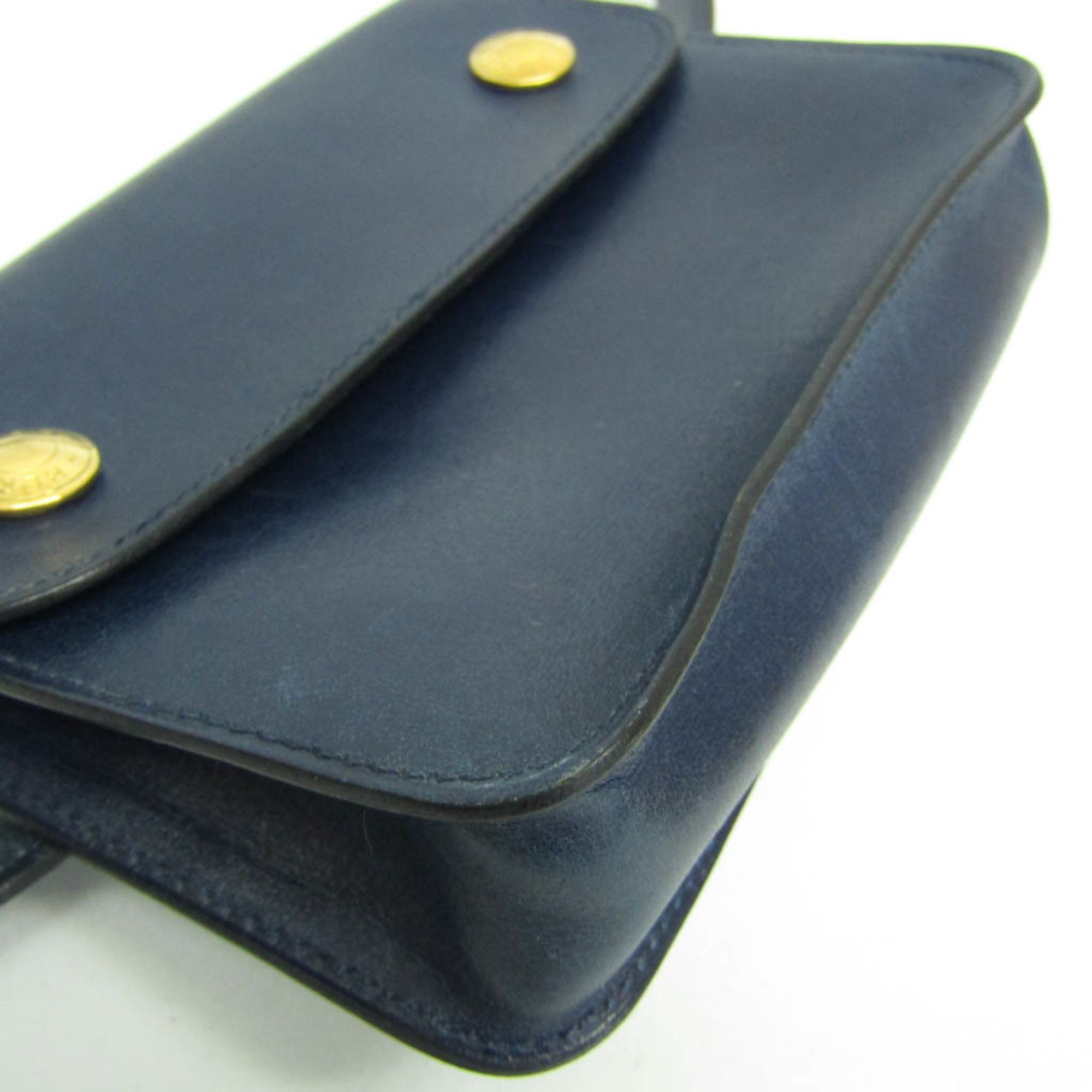 Hermes Hermes Pochette Green Belt Leather Size ONE SIZE - 10 Thumbnail