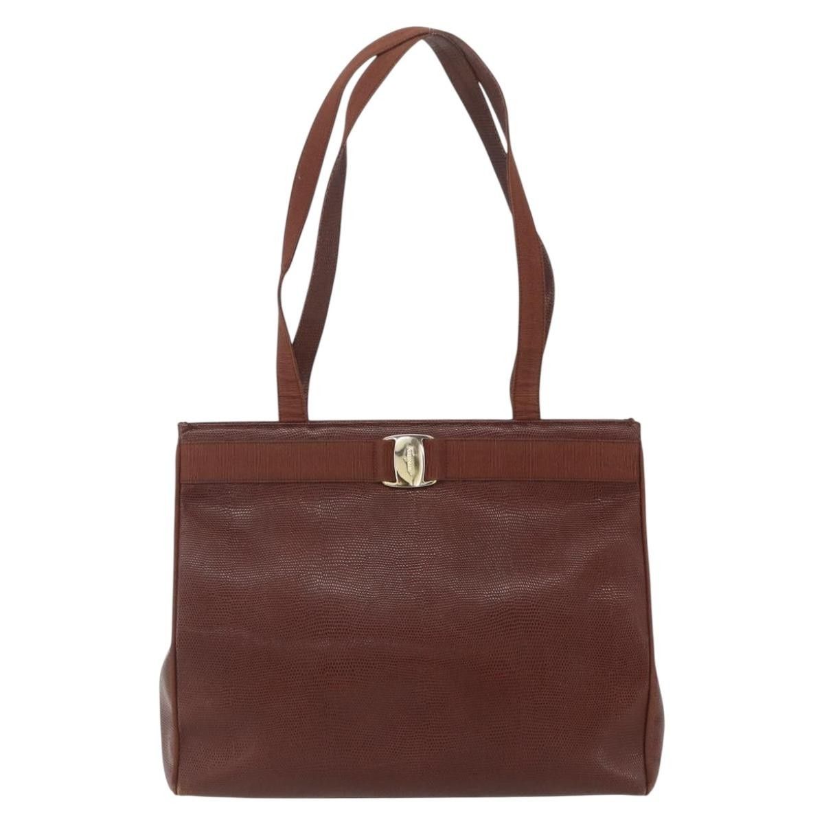 Salvatore Ferragamo Salvatore Ferragamo Vala Leather Size ONE SIZE - 17 Thumbnail