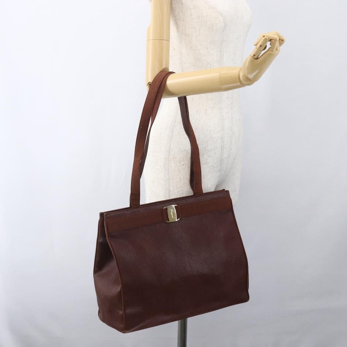 Salvatore Ferragamo Salvatore Ferragamo Vala Leather Size ONE SIZE - 12 Thumbnail