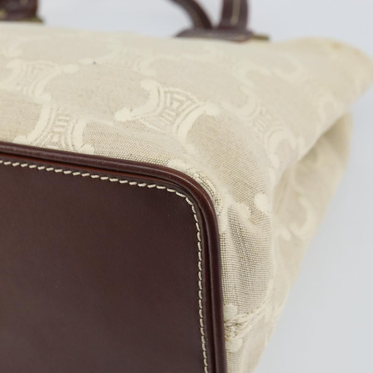 Celine Celine Vintage Macadam Canvas and Leather Size ONE SIZE - 10 Thumbnail