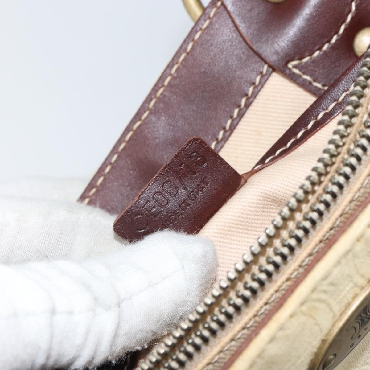 Celine Celine Vintage Macadam Canvas and Leather Size ONE SIZE - 7 Thumbnail