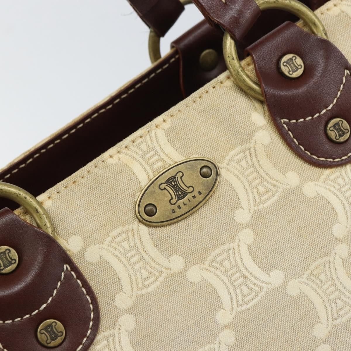 Celine Celine Vintage Macadam Canvas and Leather Size ONE SIZE - 18 Thumbnail